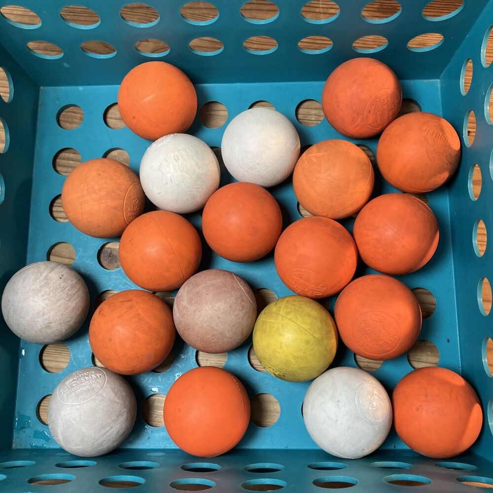 Lot of 19 Lacrosse Balls USED All NCAA + - BSN VELOCITY STX Champion + 1 Free